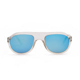 Crystal Clear viator Style Sunglasses for Women in Blue Shade