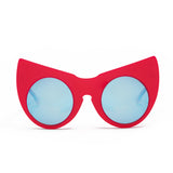 Catwoman Statement Eyewear and Sunglasses in Hotwire Red Color