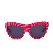 Cat Eye Sunglasses for Women in Candy Cane Red Color