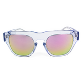 Bold Framed Sunglasses for Women in Crystal Clear Color 