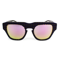 Microdot Black Sunglasses for Men  in Pink Shade