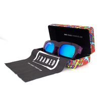 Microdot Purple Sunglasses for men in Blue Color With Box
