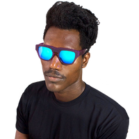 Microdot Purple Sunglasses for men in Blue Color 