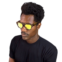 Bold Framed Sunglasses for men in Yellow Shade