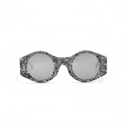 Skeletal Sunglasses for Women in White Shade