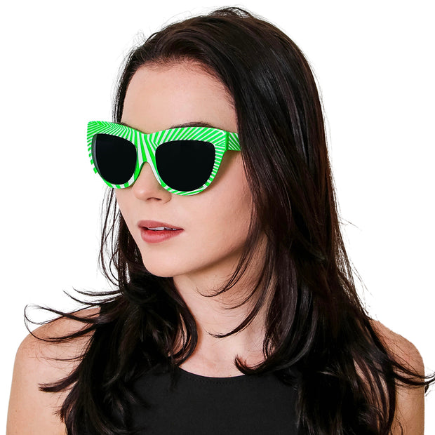 Cat Eye Shaped Frames For Women Spearmint Green Color
