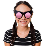 Cat Eye Shaped Eyeglasses For Women in Microdot Black Color